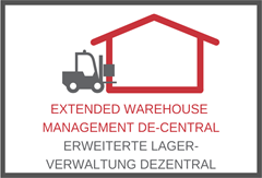 Extended Warehouse Management decentral - Erweiterte Lagerverwaltung dezentral