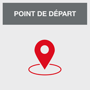 Icon point de depart