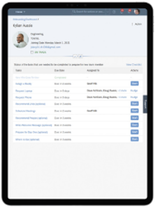 Onboarding Checkliste Manager