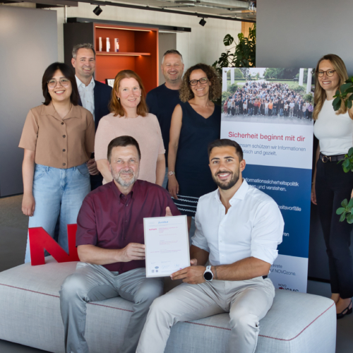 NOVO erfolgreich nach ISO 27001 zertifiziert